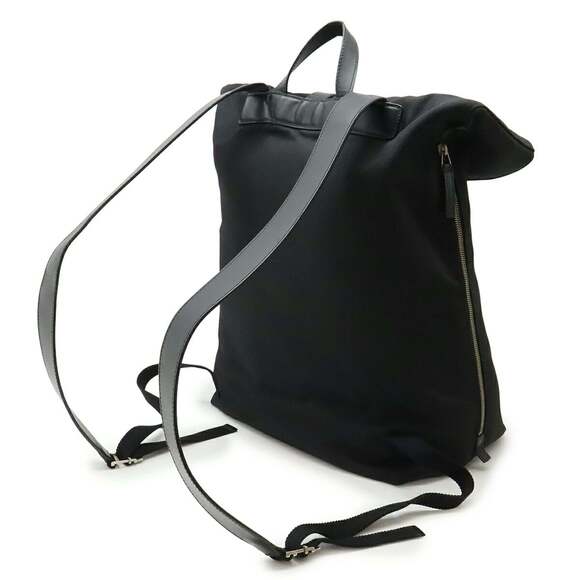 GUCCI Black Leather Backpack main image 8